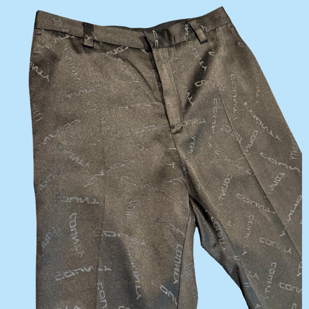 marcelo burlon black slacks