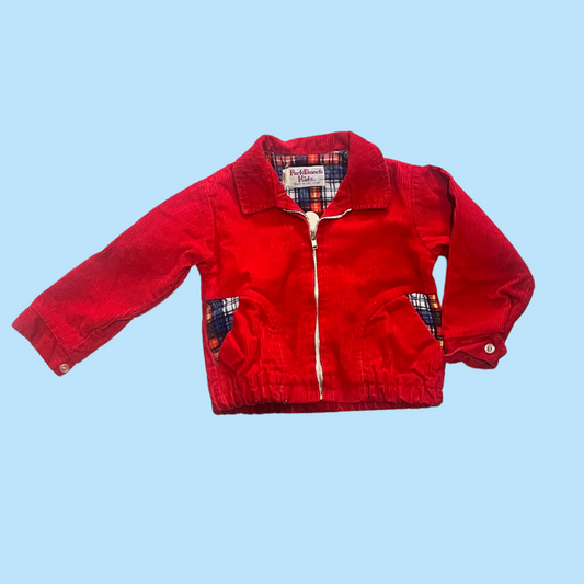 Vintage Kids Casual Corduroy Jacket