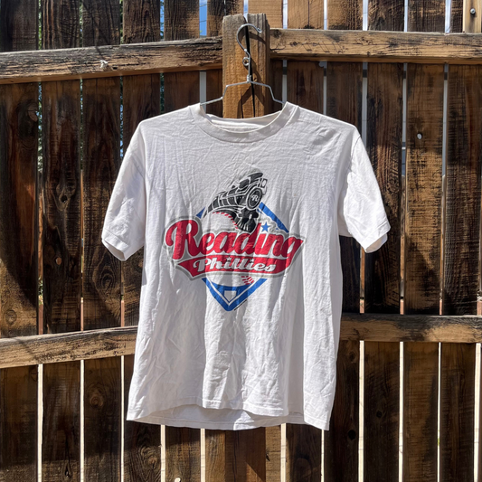 reading phillies baseball tshirt