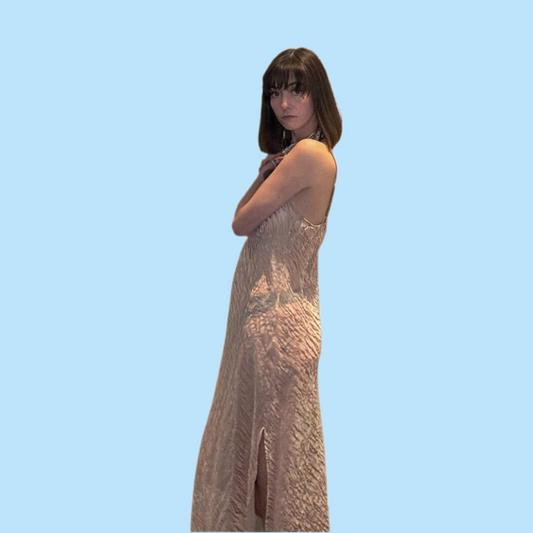 sheer striped slip