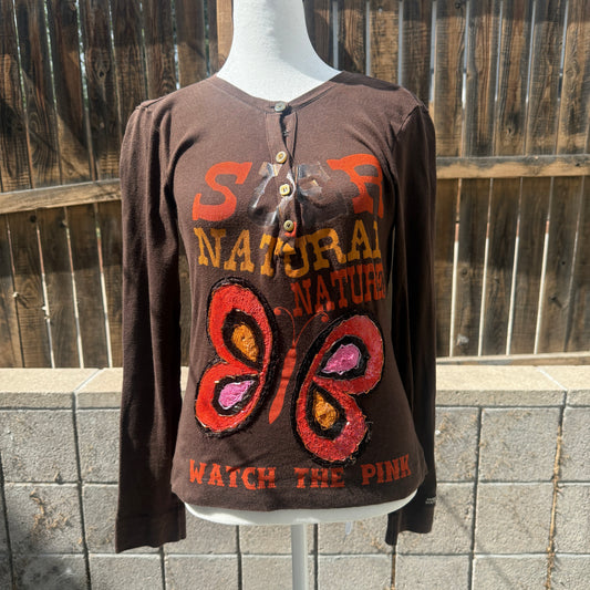 miss sixty butterfly long sleeve