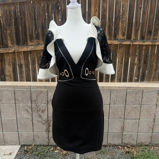 self-portrait grommet dress