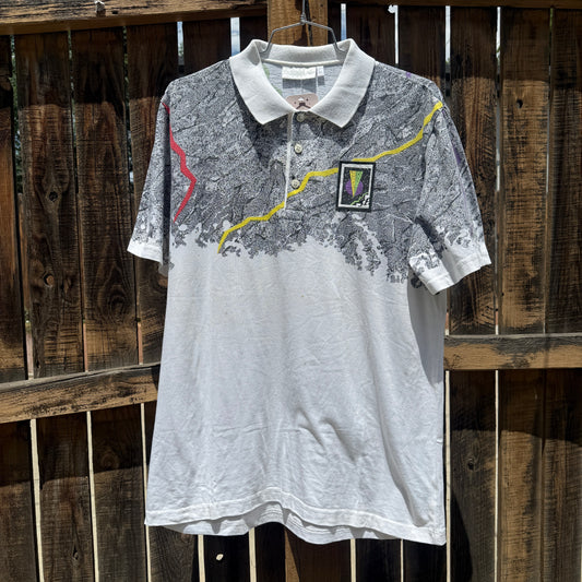 vintage 90s adidas polo shirt