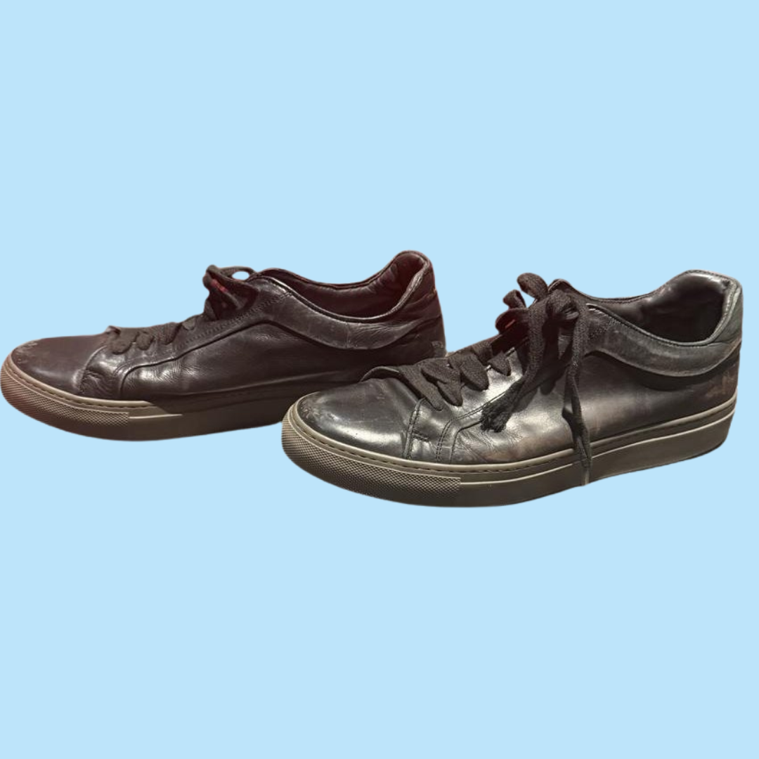 to boot new york leather sneakers